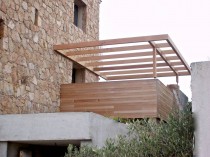 Pergola en red cedar