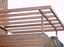 Pergola en red cedar – détails